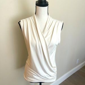 NWOT Wrap Effect Top Banana Republic